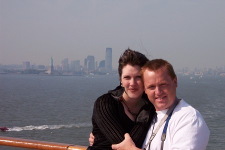 Joanne and I on our way to the Bahamas '06