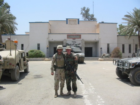 Baghdad, with my oldest son, J.R., 1st AD, Jun 2003