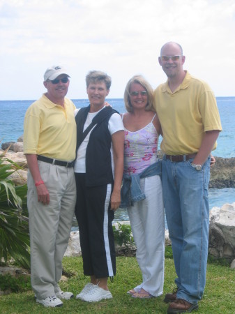 In Mexico with Dad, Mom, and Husband...2005