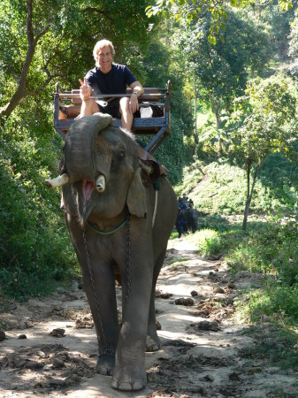 Riding an Elephant