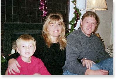 Spencer, Linda & Christopher - Dec. 25, 2003