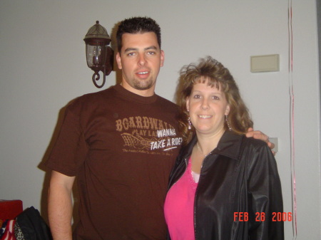 My baby brother David and I before he left for Iraq