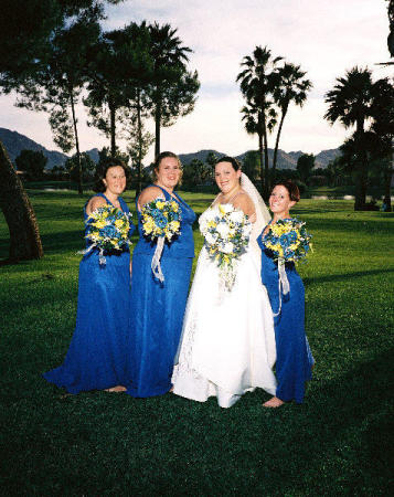 I was the Maid of Honor in my sister Emily's wedding. May 2004
