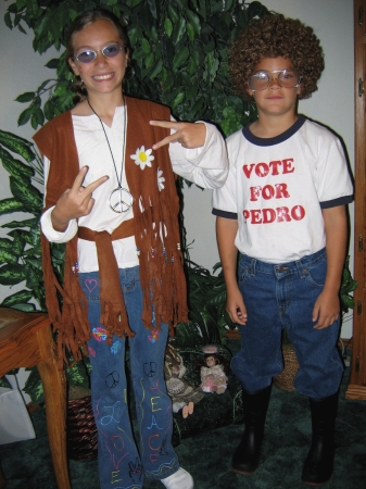 My kids Larissa & Gabe holloween 2005