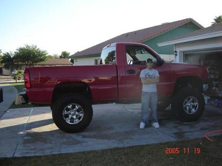 Adam and his truck