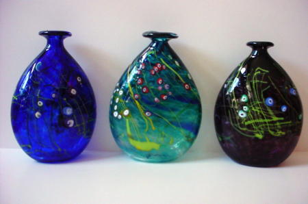 blown glass bottles by me!