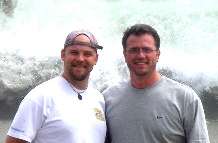 Derek and I during our 2005 vacation