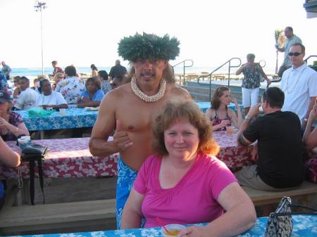 Kate and A Hawaiian Dancer