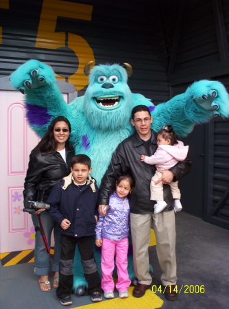 Spring break 2006 My family w/ Monsters inc.