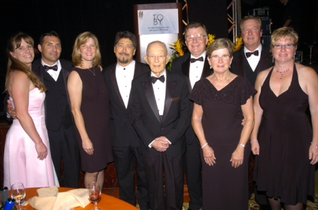 Family at TOBY Awards September 2005