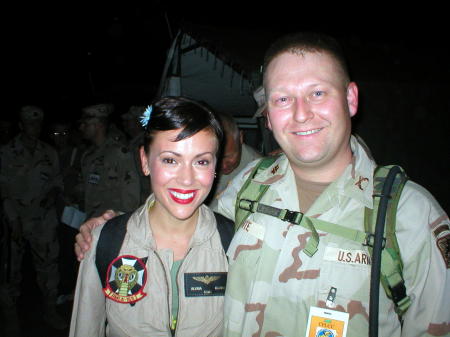 Alyssa Milano and Tom