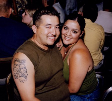 My husband Jose & I having a night out together...