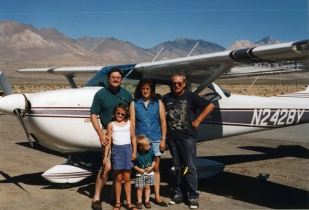 Family & Dad with his airplane at IYK