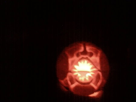 my 1st place pumkin carving entry