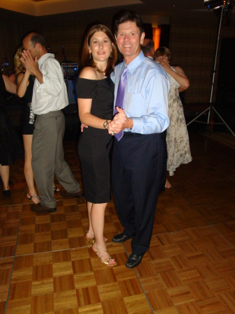 Jennifer and I dancing at recent Dermatology conference