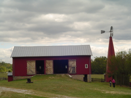 On the farm with Amanda and Heather