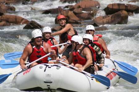 Rafting the Ocoee in Georgia August,2008