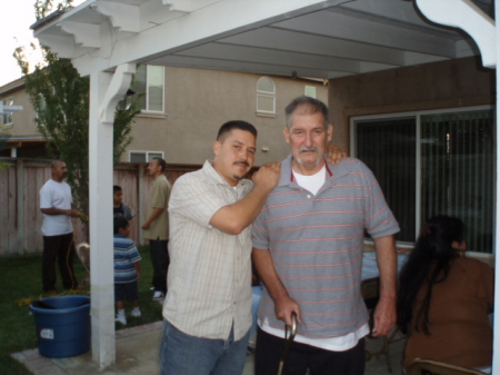LIL BROTHER AND DAD  8/08