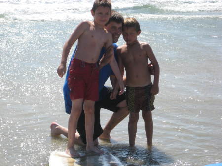 My Boys at the beach