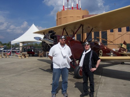 James Soden and Myself pre-flight