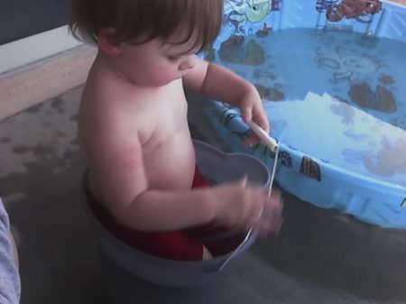 Francis in his bucket