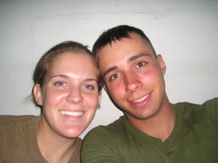 Me and Brian in Iraq