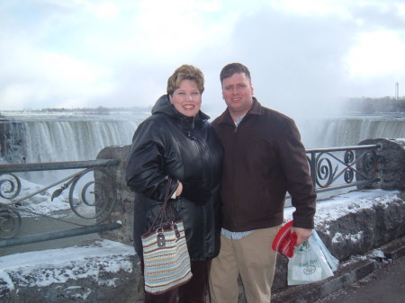 John and I at Niagara falls