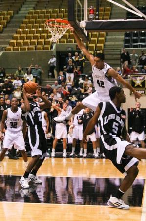 my son, Kenny, with the poster slam!