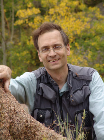 Grabo' (Steve Grabowski) at Vedauwoo, East of Laramie, Wyoming