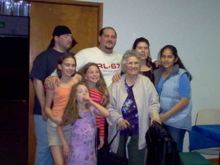 Sherri, Jason & Tony with Grandma Espinoza