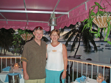 Dinner on St Johns, USVI - Dec 2004