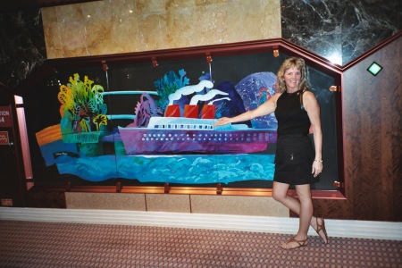 Playing around on a cruise ship