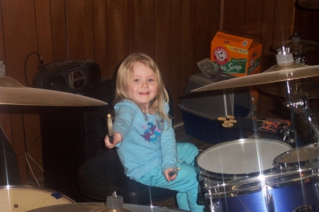 Trinity on Drums