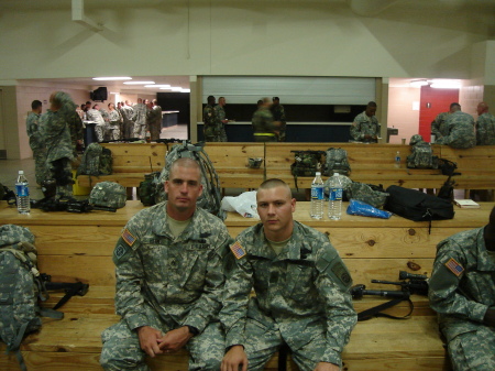 me and my buddy before leaving for iraq for the III time