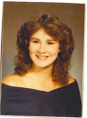 The Un-Serious senior picture!  1984