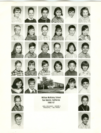 McKinley School - Mrs. Swanson Grade 4-1966