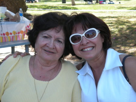 My sister, Judy & Mom