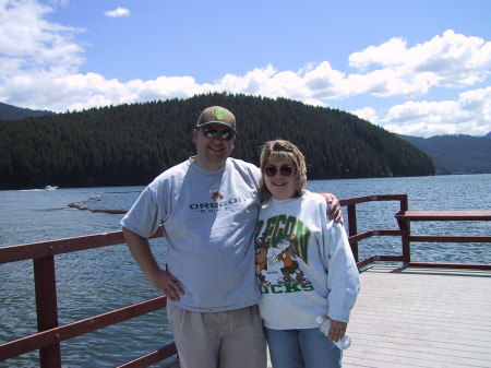 Todd & Linda at Detroit Lake