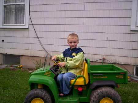 Josh on his Gator