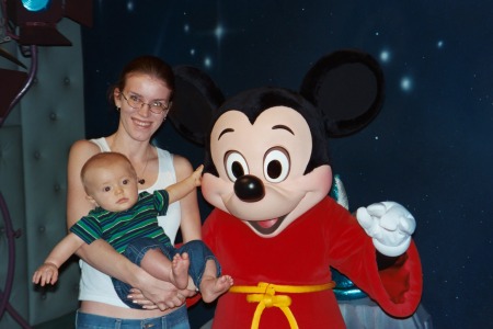 Jordan, Laura (his other Mommy) & Mickey :)
