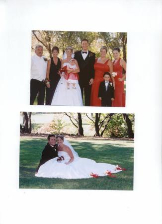 The whole family at my youngest daughters wedding Aug. 2004