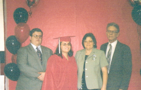 My family at my graduation