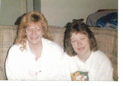 MY SISTER LISA AND ME A LONG TIME AGO!!!