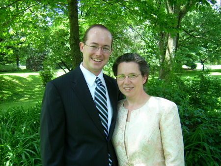 My aunt and I at a her daughters wedding