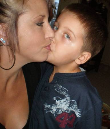 My son and I.  September 2008.