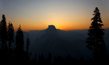 Yosemite National Park - Half Dome Sunrise