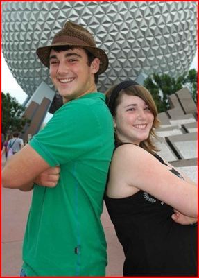 kids at epcot