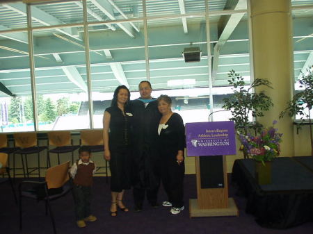 Xander, Trisha and Mom 2007 UW Graduation