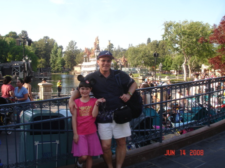 In Frontierland, summer, 2008