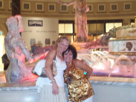 My mother and I in Vegas